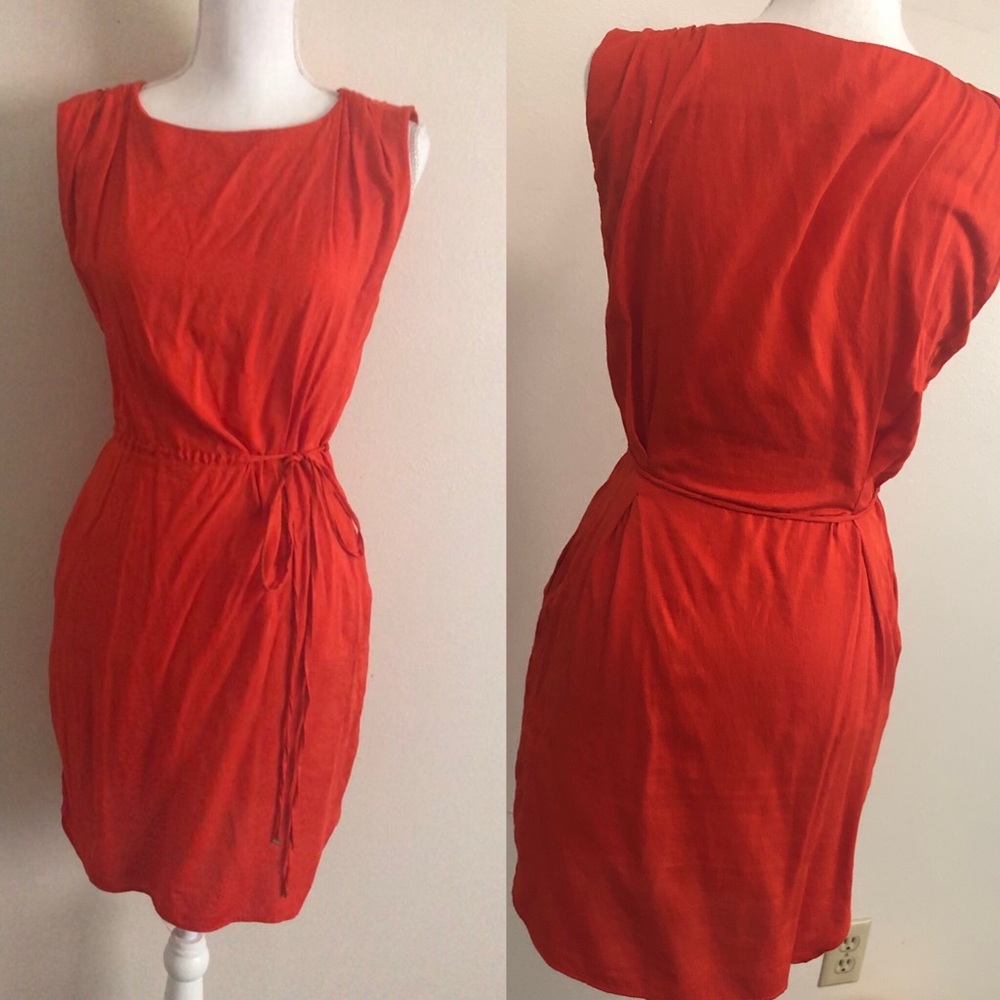 💃🏻 Super cute orange/red casual dress